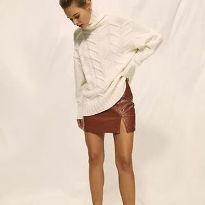 Aritzia Wilfred Champeaux Wool Cable knit Sweater